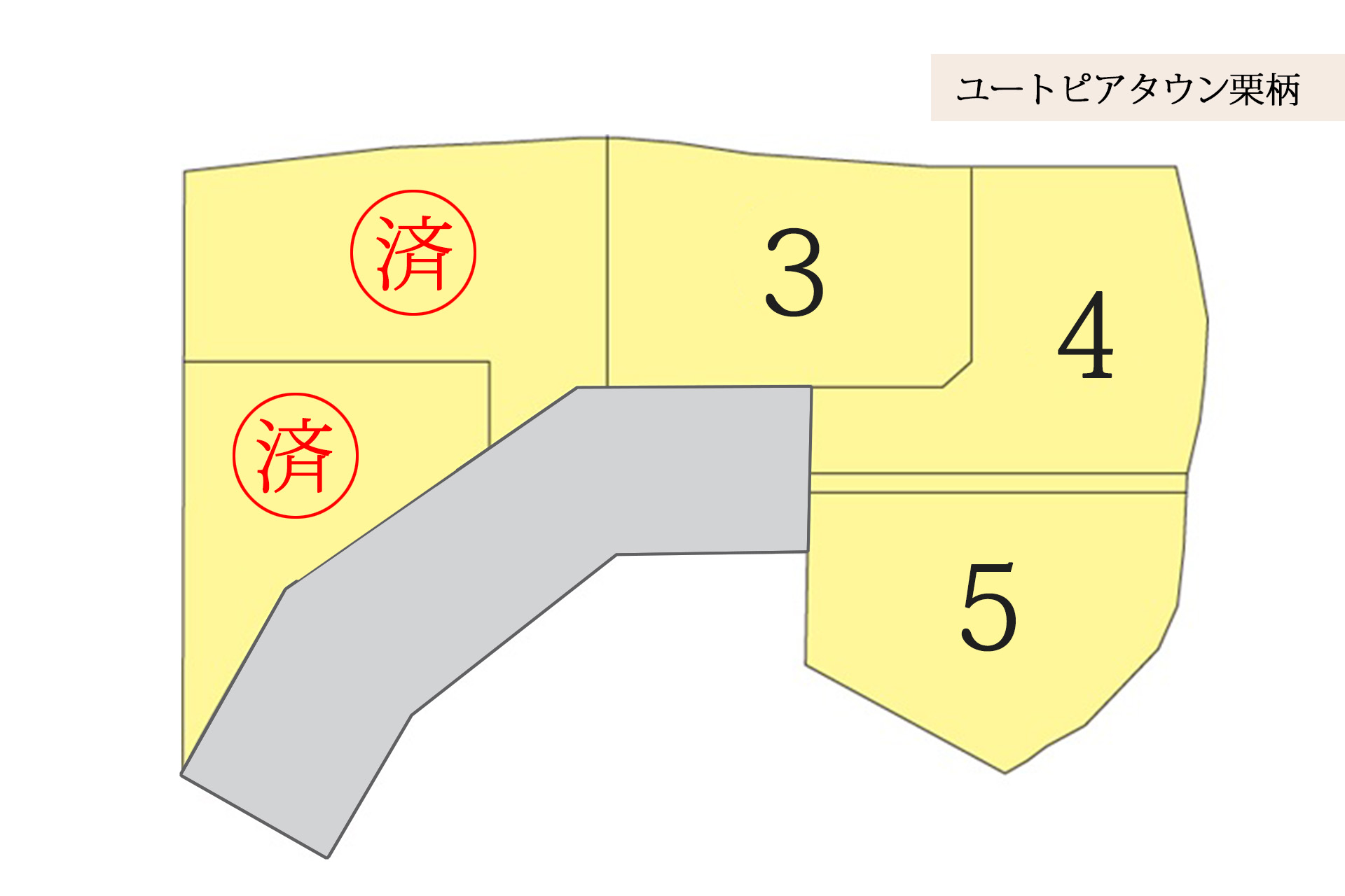 ユートピアタウン栗柄｜分譲地 写真