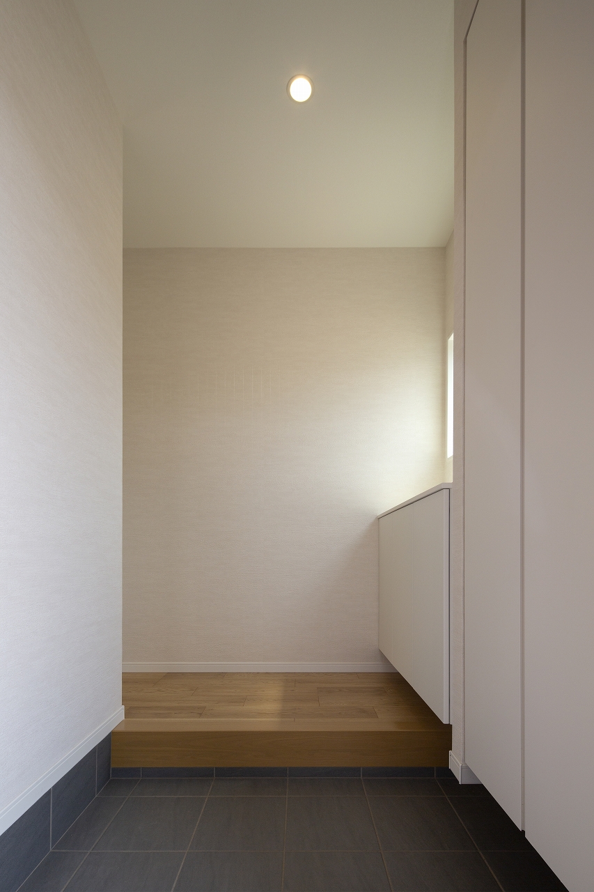 中二階のある平屋のEntrance