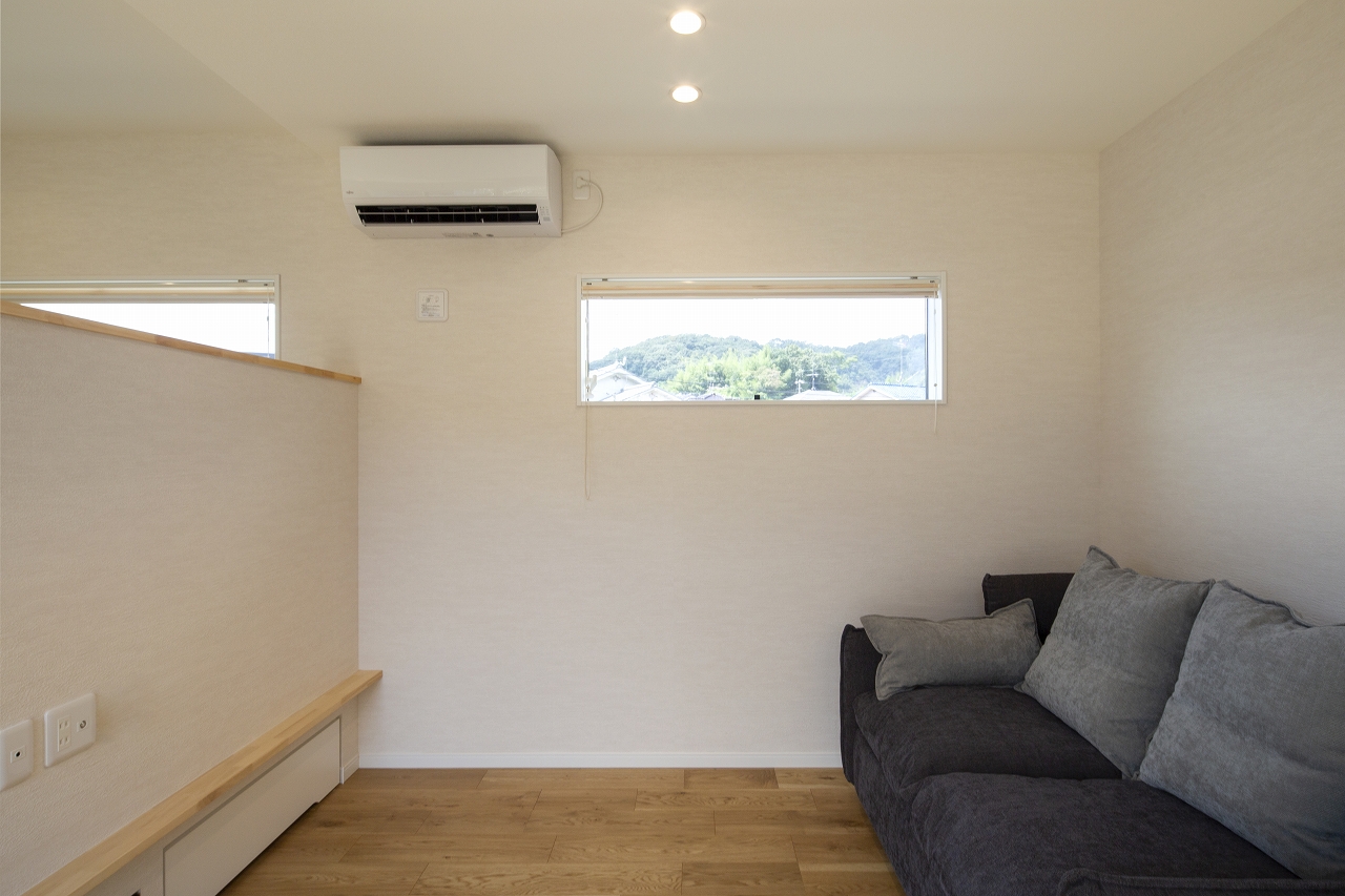 中二階のある平屋のLiving Room