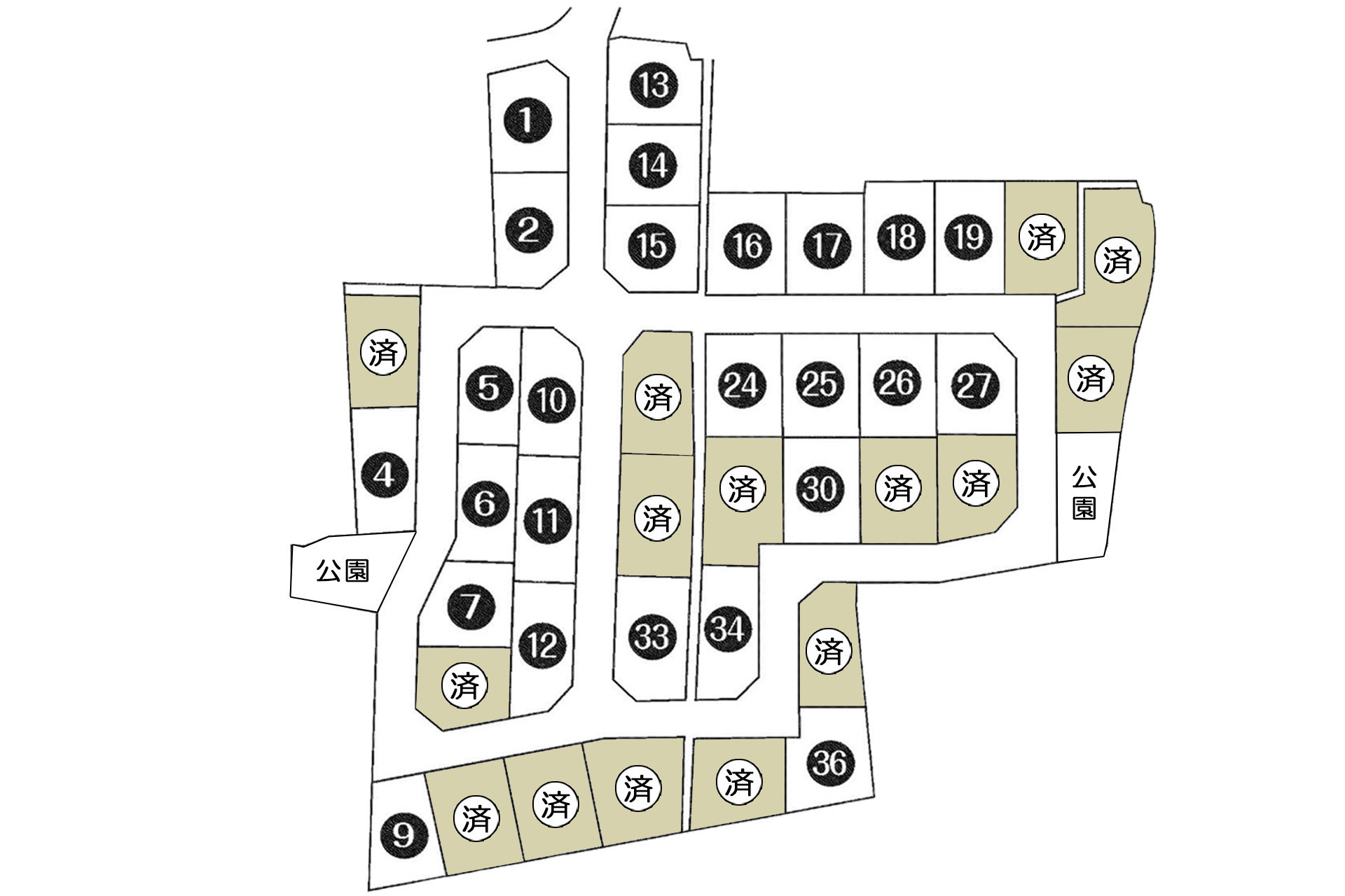 ガーデンシティ石神｜分譲地 写真