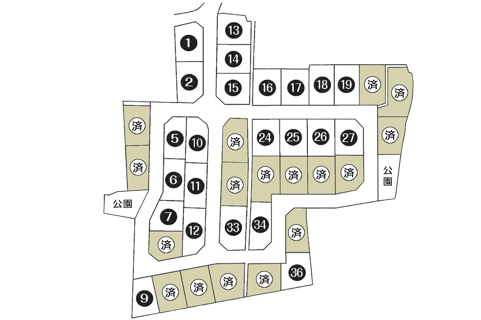 ガーデンシティ石神｜分譲地 写真