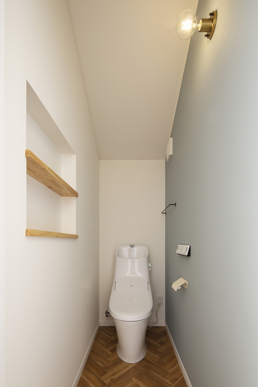 福山市の注文住宅｜今井住建の施工事例ギャラリー「トイレのニッチは標準仕様」
